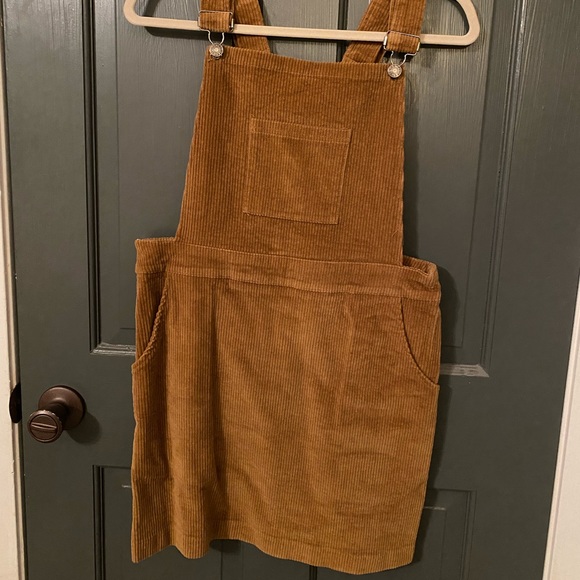 Umgee Corduroy Overall Dress - Picture 1 of 3